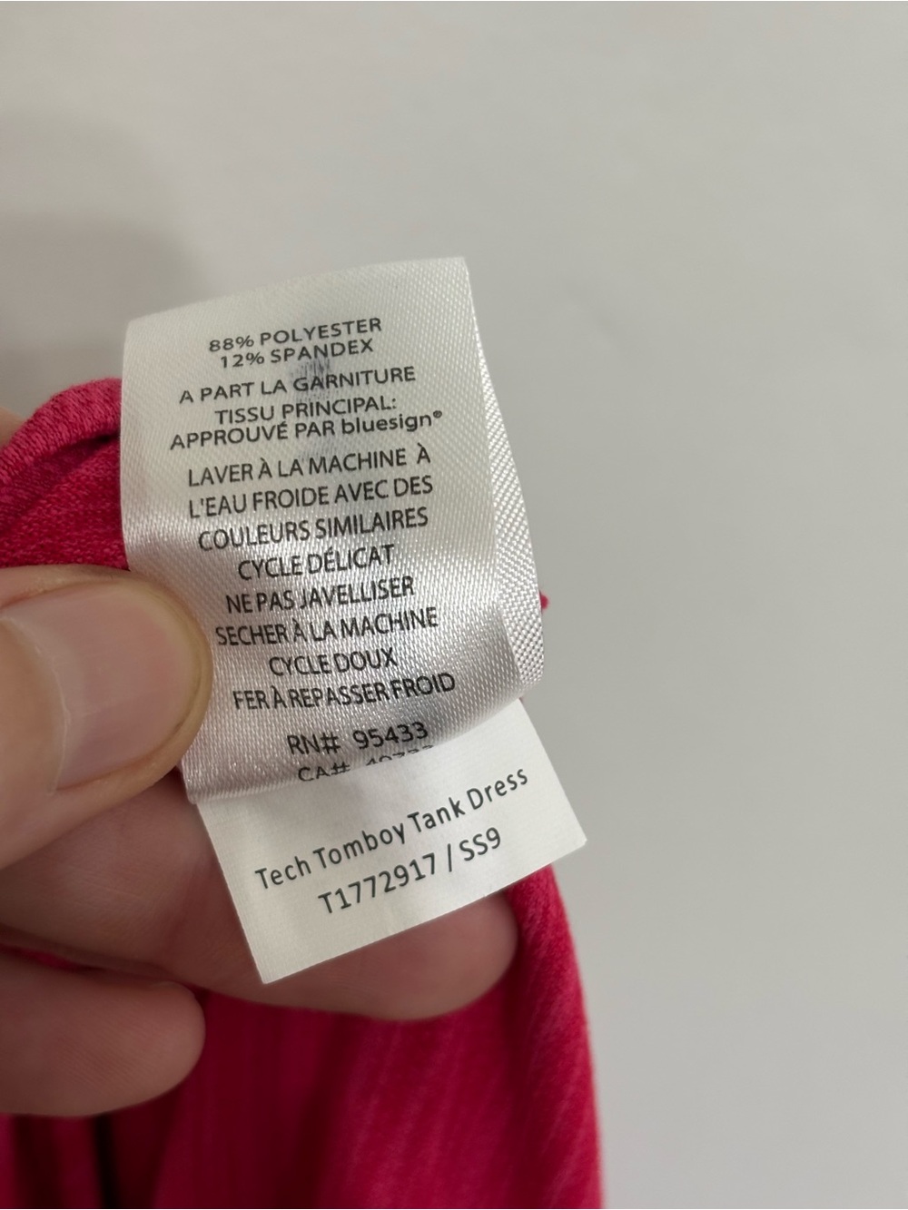 Toad & Co Tech Tomboy Tank Dress in Pink - Size M - Picture 7 of 7